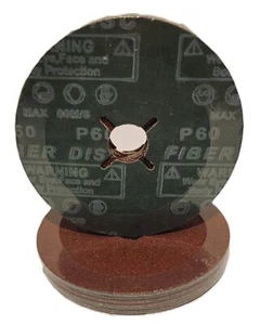 Disco de fibra Ø 115 mm & 125mm Tamaño y cantidad de grano de los discos de fibra seleccionables P24 - P120 - Imagen 1 de 6