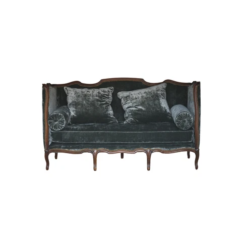 1780 Louis XV Walnut Settee Cover