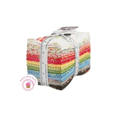 Moda EMMA Sherri & Chelsi FAT 1/8th BUNDLE 33 - 9" X 22" Quilt Fabric - Image 1 of 4