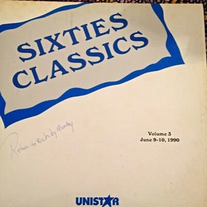 6/9/90 DAVE CHARITY HOSTS 60's CLASSICS VOL 3, 2 LPs,90 MIN/8 INTERVIEWS/22 HITS - Picture 1 of 4