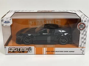 Ford Mustang Dark Horse Negro Bigtime Muscle 1:24 Escala Jada 35278 - Imagen 1 de 8