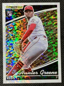 2022 Topps Update Series Hunter Greene RC Topps Black Gold Rookie Card #BG-17 - Picture 1 of 2