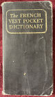 The French Vest Pocket Dictionary 1954 Vintage Edition English Preowned