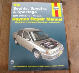 Haynes Automotive Repair Manual Kia Sephia Spectra Sportage ’94-2010 PB - Picture 1 of 10