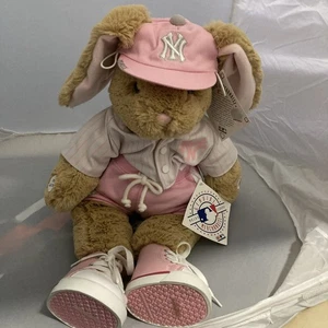 New York Yankees Build-A-Bear Baseball Plush Stuffed Rabbit NYY MLB Merchandise - Picture 1 of 10