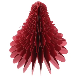 Paper Xmas Tree Decor Tabletop Paper Xmas Tree Decor Honeycomb Xmas Tree Charm - Picture 1 of 12