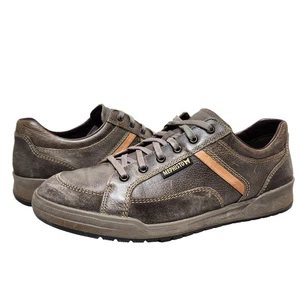 Tenis MEPHISTO City Hiker Talla 10 Beige Taupe Cuero Nubuck Gamuza Harrison - Imagen 1 de 14