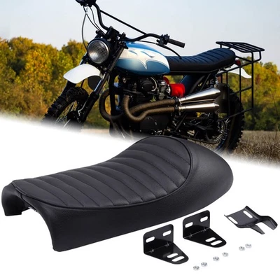 Cafe Racer Seat Hump Retro Saddle For Honda CL100 CL175 CL200 CL350 CL360 CL450 - Image 1 of 4