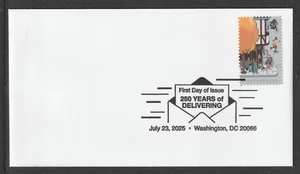 US 6023m 250 Years of Delivering green relay box DCP FDC 2025 - Picture 1 of 1