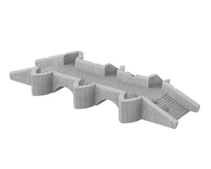 Ramelle Bridge Damaged - WWII03 3D PRINTED Wargame Terrain Bolt Action - Imagen 1 de 5