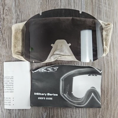 Lente oscura de repuesto. Gafas ESS negro hielo protector de ojos ligero sin marco Foto 1 de 3