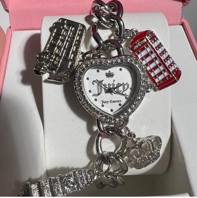 NWT Juicy Couture London Charm Bracelet in Jewelry Box - Image 1 of 4