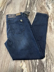 Nautica Mid-Rise Skinny Stretch Jeans Medium Wash Blue Women's Size 10 NWTS - Foto 1 di 4