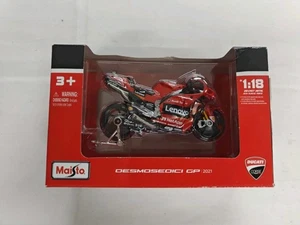 Maisto 2021 Ducati Desmosedici GP #43 Maßstab 1:18 Diecast Modell Motorrad - Neu in OVP - Bild 1 von 2