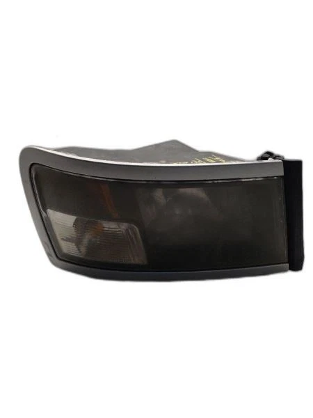 Черный ободок пассажирской фары с хромированной отделкой подходит для 08–11 DAKOTA 1208676 - Изображение 1 из 4