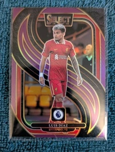 Panini Select 24/25 EPL Luis Diaz Purple Mezzanine Liverpool - Picture 1 of 2