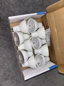 10x GU10 LED 7w DIMMABLE LIGHT BULBS OMICRON 49830 400 LUMENS COOL WHITE 4000k - Picture 1 of 1