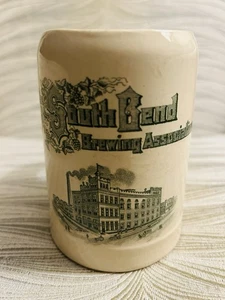 Mettlach 1909 Pre-prohibition Beer Stein Mug South Bend Brewing Association - Picture 1 of 8