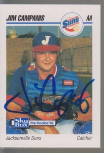 Skybox AA Jim Campanis 1992 autografiado - Jacksonville Suns - Imagen 1 de 1