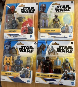 Star Wars Lotto 5 - Darth Maul/Moff Gideon/Bo-Katan Kryze/Sabine Wren/Paz Vizsla - Foto 1 di 18