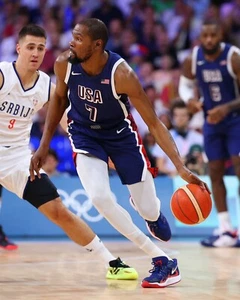 8x10 Photo KEVIN DURANT 2024 Paris Olympics Team USA MVP NBA Gold - Picture 1 of 1