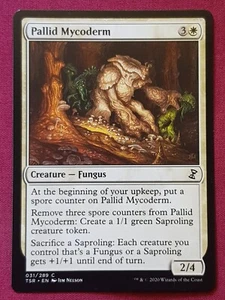 Magic The Gathering TIME SPIRAL REMASTERED PALLID MYCODERM white card MTG - Imagen 1 de 2