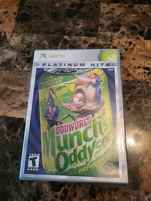 Oddworld: Munch's Oddysee Platinum Hits (Microsoft Xbox, 2001) - Image 1 of 4