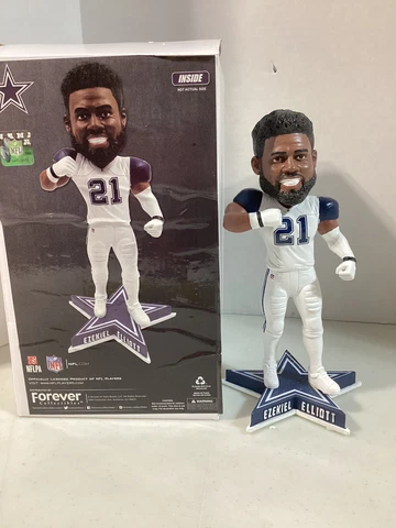 Rare Ezekiel Elliott 10” bobblehead Dallas Cowboys NFL forever Ohio State Cover