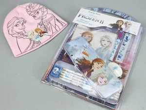 Sambro Reina del Hielo 2 Juego de Escritura Juego Escolar Bolígrafos Frozen II Anna Elsa Gorra K18-FZ - Imagen 1 de 11