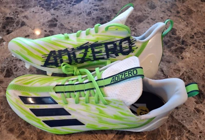 ADIDAS ADIZERO FOOTBALL CLEATS, US MENS 13, HR1591, NFL SEATTLE SEAHAWKS - Image 1 of 4