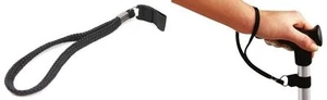 Gehstock Stock Handgelenkgurt Kordel Schlaufe Behindertenhilfe einfach anzubringen brandneu - Bild 1 von 3