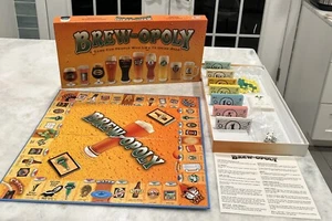 MONOPOLY Brew-Opoly Juego Completo Cervecería Beber Cerveza ManCave Late For The Sky - Imagen 1 de 5