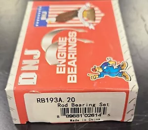 DNJ Engine Connecting Rod Bearing Set RB193A.20 - Picture 1 of 2