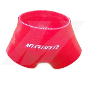 MISHIMOTO Silicone Throttle Body Hose / Y-Pipe for Audi S4 2.7 Turbo 2000-02 RED - Picture 1 of 2