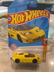 2022 Hot Wheels #65 HW Turbo 5/10 '94 BUGATTI EB110 SS Giallo Con Nero 10 Razze - Foto 1 di 1