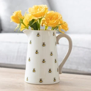 Jarra de flores de cerámica de abeja - Imagen 1 de 5