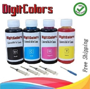 4x100ml PG-210XL CL-211XL Ink For Canon MP240 MP250 MX340 ink refill bottles - Picture 1 of 3