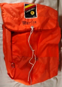 Vintage Camp-Pro King Orange Hiking Adventure Backpack 6040 20" Tall - Picture 1 of 7