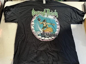 Nuova maglietta SACRED RICH Surf Nicaragua XL SLAYER Overkill Metal nuova senza etichette - Foto 1 di 3