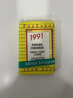 Pro Cards 1991 Phoenix Firebirds Team Sets Card Pack - Image 1 of 4