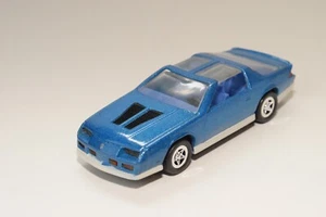 A68 1:43 ERTL CHEVROLET CHEVY CAMARO IROC-Z IROC Z MET. BLUE NEAR MINT CONDITION - Picture 1 of 7