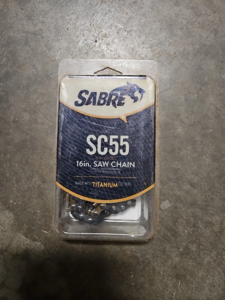 Abrazadera de lazo de cadena de sable 55 Dl 3/8" Lp, .050, semi cincel 16 pulgadas 094-3556C Foto 1 de 3