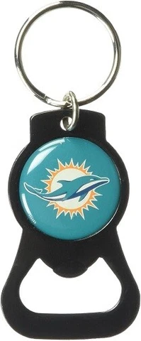 Miami Dolphins NFL Bottle Opener Key Chain Cover