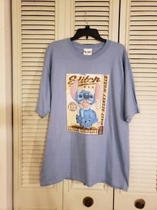 Walt Disney World Stitch (Extreme Personality) Blue T Shirt - Mens Size XL NWT! - Picture 1 of 4