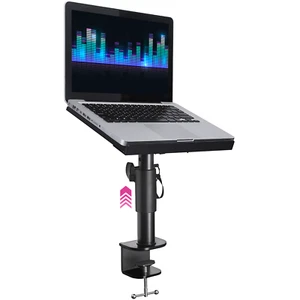 Laptop Desk Mount 9x12.5" Adjustable & Holds 65lbs for Desk, Piano & Workstation - Picture 1 of 6
