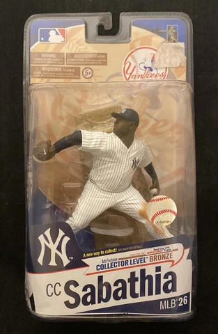 McFarlane MLB Series 26 CC SABATHIA New York Yankees World Series NIB Cover