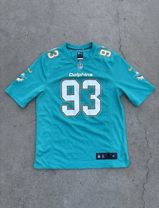 Miami Dolphins Ndamukong Suh Jersey Size Medium Nike On Field #93 Stitched - Picture 1 of 8