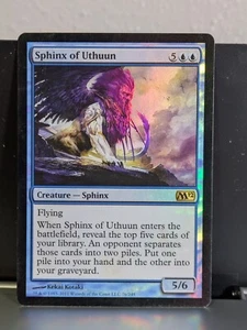 Sphinx of Uthuun - MTG - Blue - M12 - LP Foil - Picture 1 of 1