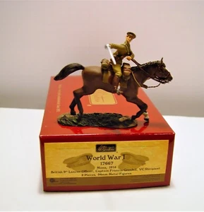 William Britain WW1 No.17667 Mounted British 9th Lancer Captain Mint Boxed - Picture 1 of 8