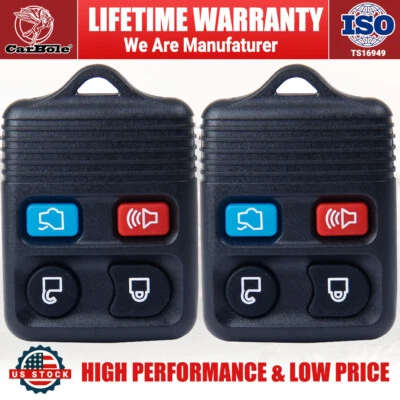 Llavero de control remoto de entrada sin llave de 2 piezas para Ford Expedition Explorer 1999-2016 Foto 1 de 4